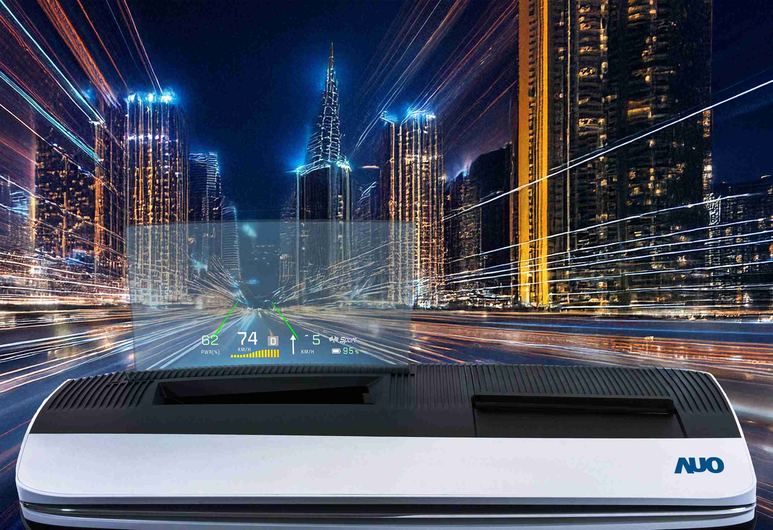 尊时凯龙推出13吋Micro LED抬头显示器，，，提供高入眼亮度、、高色彩饱和度的显示质量，，，，在阳光下或黑暗中都清晰可见，，，并利用Micro LED模块体积小的优势，，解决车用空间有限的痛点